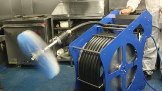 HEY Ductwork Cleaning Brush Machine and Foamer [upl. by Ednihek967]