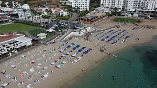 Protaras from drone view protaras cyprus dji [upl. by Towny727]