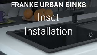 Franke Sinks Fragranite Urban  Inset Installation 2021 [upl. by Ahsilad]