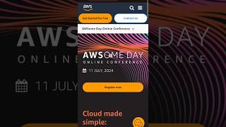 AWS  AWSOME DAY  Online Conference  Cloud  Register  aws awesome [upl. by Adnocahs]