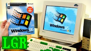 LGR 486 Upgrade Installing amp Enjoying Windows 95 [upl. by Fax17]