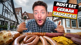 8 MUST TRY German Sausages amp Where in Germany to Eat Them [upl. by Yezdnil822]