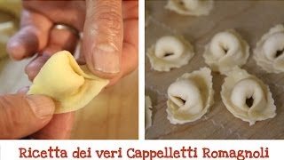 I VERI CAPPELLETTI ROMAGNOLI ricetta originale  Italian stuffed pasta sub eng [upl. by Atilem]