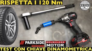 Piccolo mostro svita bulloni ruote a 120 Nm Avvitatore a impulsi Parkside performance 226 Nm PDSSAP [upl. by Ruvolo]