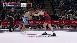 65kg Best of 3  Match 1  Nick Lee vs Zain Retherford  US OTT 2024 [upl. by Ranna974]