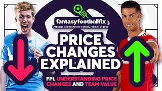 FPL PRICE CHANGES EXPLAINED  COMPLETE GUIDE to Understanding Price Changes and Team Value [upl. by Balf204]