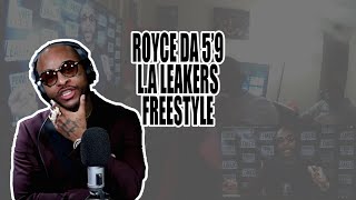 Royce Da 59quot Freestyle W The LA Leakers  Freestyle 100 REACTION [upl. by Nirre921]