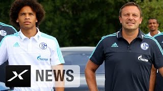 Andre Breitenreiter stellt Leroy Sane Startelf in Aussicht  FC Schalke 04  SV Darmstadt 98 [upl. by Heber]