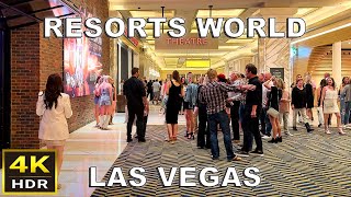 4K HDR Resorts World Las Vegas Walking Tour  June 2024 [upl. by Alat515]