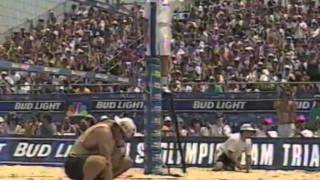 US Olympic Beach Volleyball Trials 1996  Part 2 [upl. by Ihcur]