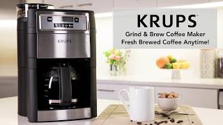 Krups Grind and Brew Coffee Maker [upl. by Asiralc]