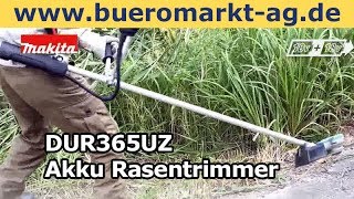 Makita DUR365UZ Akku Rasentrimmer [upl. by Draw]