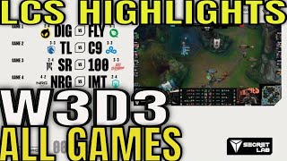 LCS Highlights Week 3 Day 3 ALL GAMES  LCS Spring 2023 W3D3 [upl. by Anaujd]