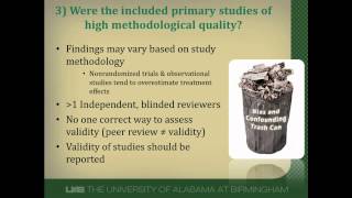 How to Critically Appraise a Systematic Review Part 2 [upl. by Efar]