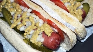 ChicagoStyle Hot Dog  Easy Homemade Hot Dog Recipe [upl. by Lebam58]