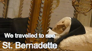 Incorrupt Body of St Bernadette Nevers France [upl. by Telimay223]