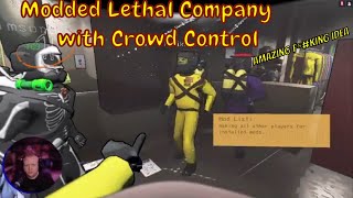 Modded Lethal Company  First Time Using Crowd Control [upl. by Ivette]