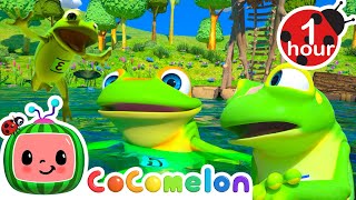 Five Little Speckled Frogs  CoComelon  Nursery Rhymes for Babies [upl. by Uaeb311]