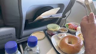 Icelandair breakfast Saga class [upl. by Aicela]