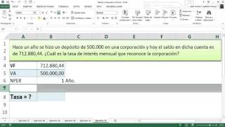 INTERÉS COMPUESTO EN EXCEL  EJERCICIO EXTRA 31 [upl. by Mariellen]