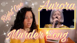 Reacting to AURORA  MURDER SONG 54321 Nobel Peace Prize Concert 2015 The Right ONE🤷🏻‍♀️ 🥰 [upl. by Noxas]