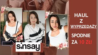 HAUL Z SINSAY WYPRZEDAŻEVLOG [upl. by Merrow752]