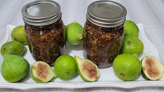 طريقة تحضير مربى التين الاخضر الشهي والمميز The Ultimate Homemade Fig Jam Recipe [upl. by Littell380]