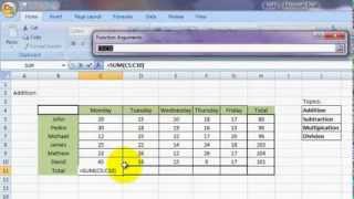 Filipino using Excel Tutorial for Beginner  Simple Add SubtractMultiply Divide [upl. by Branham]