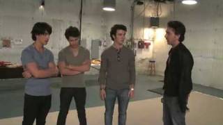 Jonas Brothers in Night at the Museum 2Behind the Scenes [upl. by Nawud]