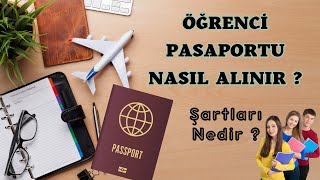 Öğrenci Pasaportu Nasıl Alınır  Şartları Neler  Kaç Yıl Geçerli  Defter Harç Bedeli Nasıl Ödenir [upl. by Faus]