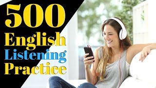 500 English Listening Practice 😀 Learn English Useful Conversation Phrases [upl. by Ahsieyt]