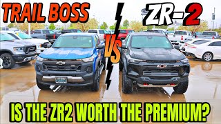 2024 Chevy Colorado Trail Boss VS 2024 Colorado ZR2 Which Truck Is The Better Buy [upl. by Inaj]