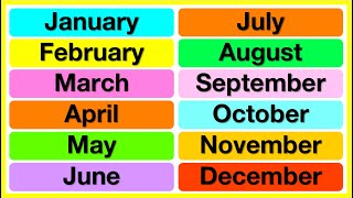 Months of the year 🤔 Pronunciation lesson  British English  Easy pronunciation lesson [upl. by Becka]