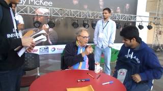 Walter Lewin at IITK about teaching physics [upl. by Nibroc]