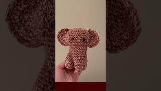 How to crochet an amigurumi elephant Printable elephant Crochet pattern Amigurumi tutorial [upl. by Zenas]