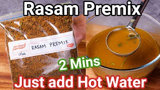 2 Mins Rasam  Just Add Hot Water  Healthy Tasty Rasam for Travel or Hostel  Instant Rasam Premix [upl. by Nerrad]