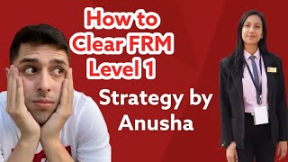 How to clear FRM Level 1 In conversation with Anusha FRM [upl. by Odlaner]