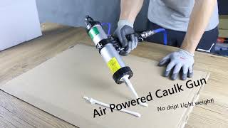 Pneumatic Caulking Gun Dripless Caulk Gun [upl. by Annoyt]