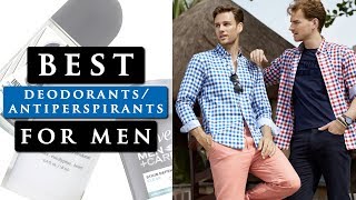 Best DeodorantAntiperspirant For Men  TOP 3 FOR STAINS SWEAT amp SMELL [upl. by Hibbs66]