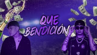 Junior H X Peso Pluma  Que Bendición Lyric Video [upl. by Nnail]