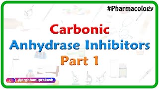 Carbonic anhydrase inhibitors  Part 1  Medvizz pharmacology [upl. by Suisyola]