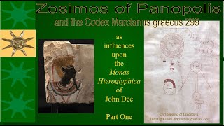 Zosimos of Panopolis part 1 The context of GrecoEgyptian alchemy as connected to Dees Monas [upl. by Ziguard]