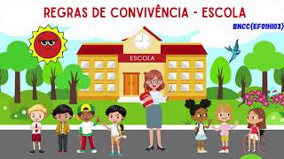 Regras de Convivência  Escola [upl. by Aidnic]