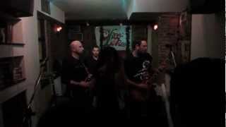 Okee Dokee Live  Nostos bar Xanthi Dec 20 2012 Always on the Run [upl. by Yraeht]