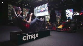 Citrix Virtual Lap Max Verstappen at the Monaco Grand Prix [upl. by Wait]