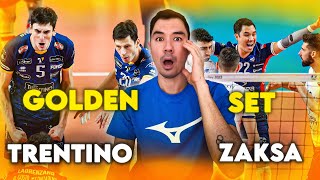 Reacting to ZAKSA vs Itas Trentino Volleyball CEV Champions League Quarterfinal GOLDEN SET [upl. by Hendrickson]