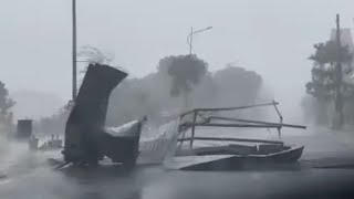 Brutal footage of Typhoon Yagi in China and Vietnam Hainan and Hanoi devastated [upl. by Nagah670]