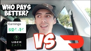 Doordash VS Uber Eats Who Should You Drive For [upl. by Felske372]