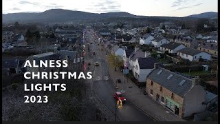 Alness Christmas lights from above [upl. by Martella]