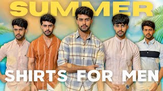 SUMMER SHIRTS FOR MEN IN BUDGET  MEN’S FASHION HAUL [upl. by Ynot682]